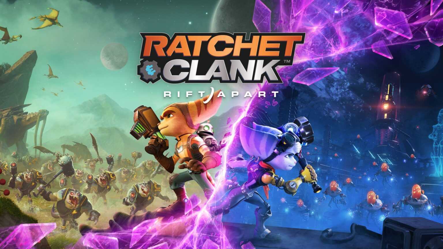 Ratchet & Clank Rift Apart Key Art