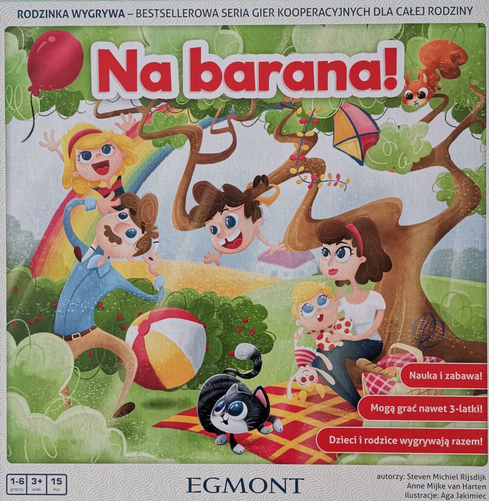 Read more about the article Poczuć się, jak dziecko… „Na Barana!” – recenzja gry planszowej