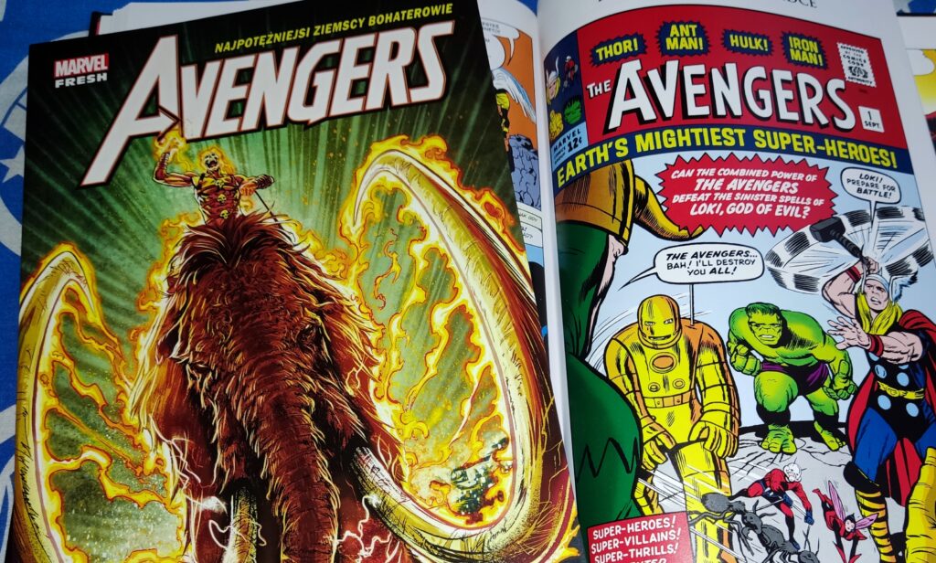 Read more about the article Zwiastuny, zbiórka! „Avengers, tom 2 – Dookoła świata” – recenzja komiksu