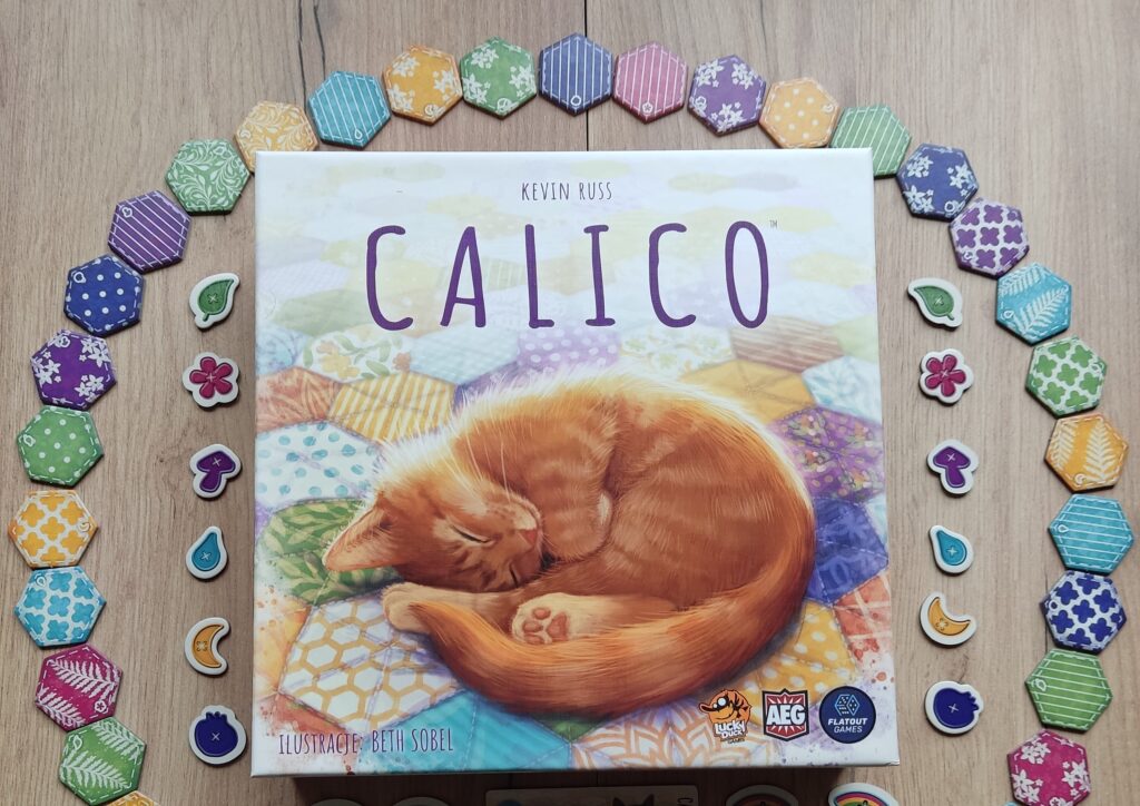 Read more about the article Calico – recenzja gry planszowej. Niepozorna gra o kotkach.