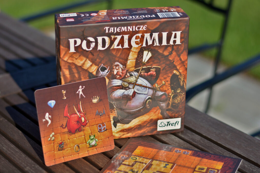 Read more about the article Tajemnicze Podziemia – recenzja gry planszowej. Czas zebrać trochę błyskotek.