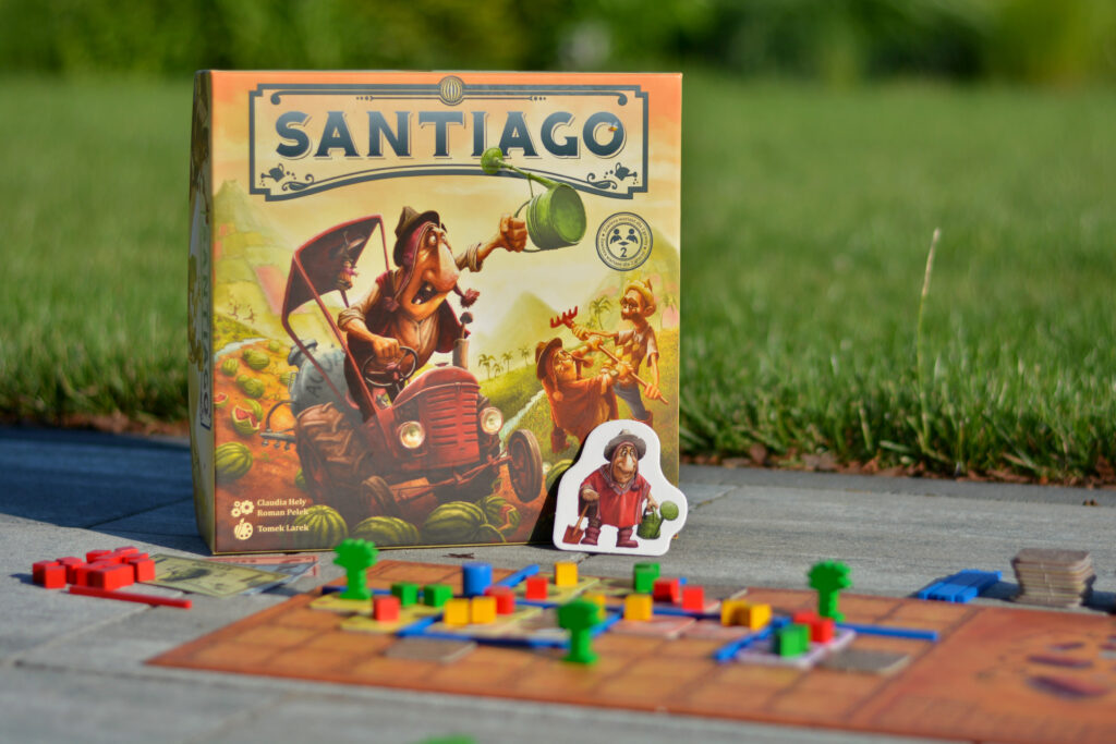 Read more about the article Santiago – recenzja gry planszowej. Latynoska plantacja potrzebuje Twojej pomocy!