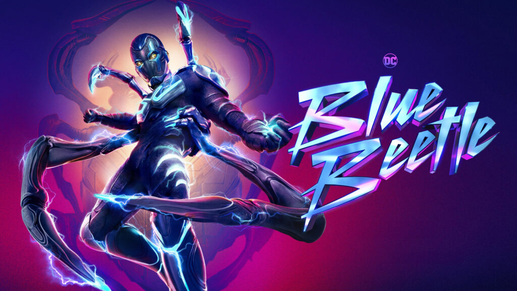 Read more about the article Blue Beetle — recenzja filmu. Kosmiczny robal na ratunek światu