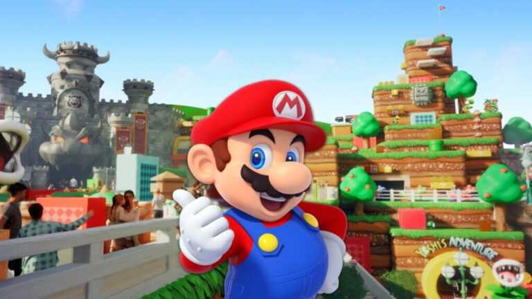 Postać Mario z kciukiem do góry