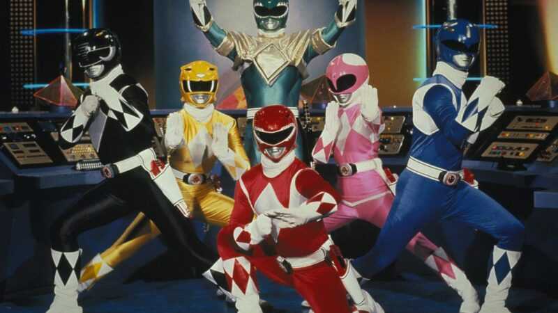 Mighty Morphin Power Rangers key art