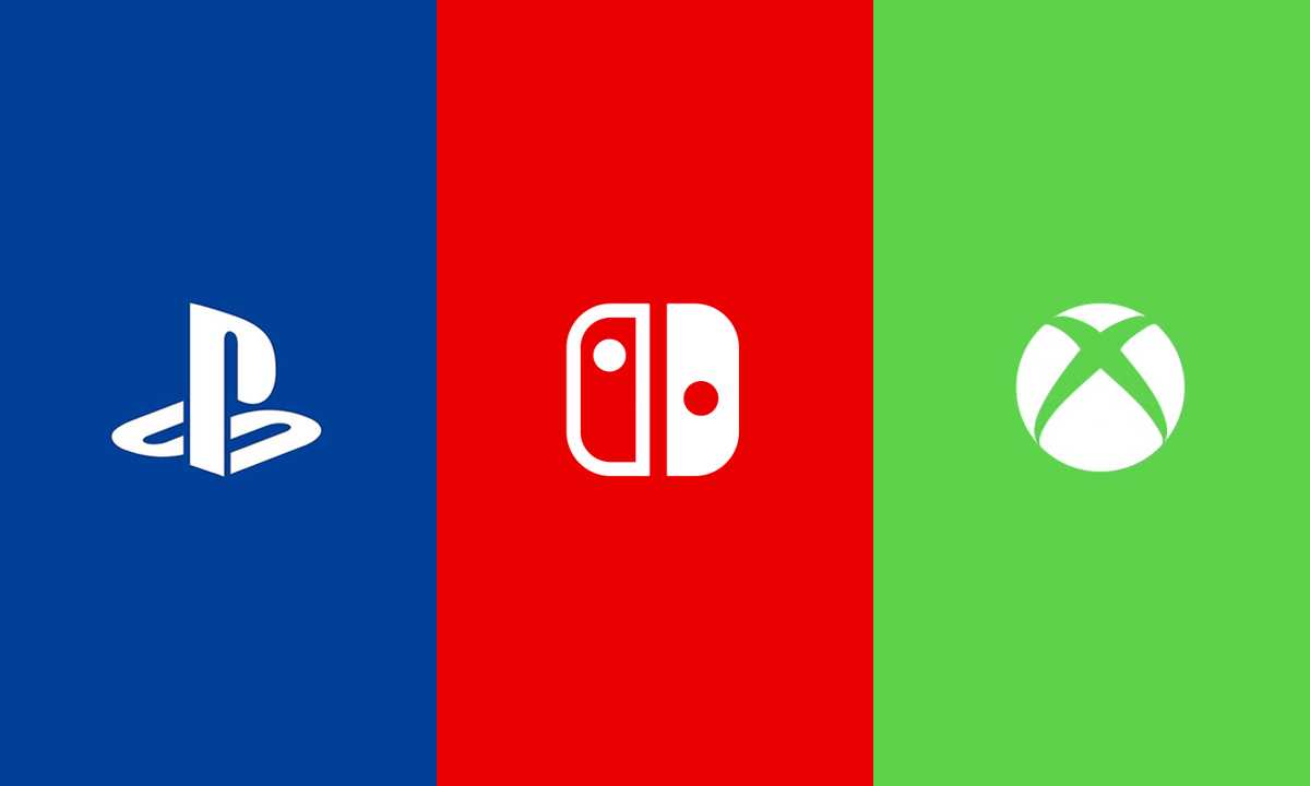 logo playstation xbox oraz nintendo switch