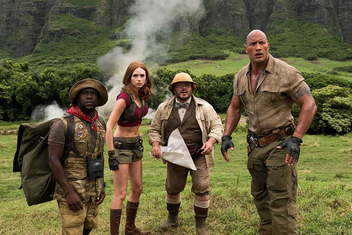 Kadr z filmu Jumanji przygoda w dzungli