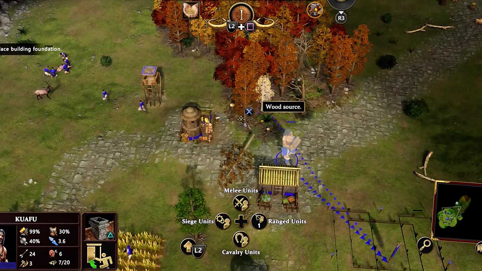 screenshot z rozgrywki Age of mythology
