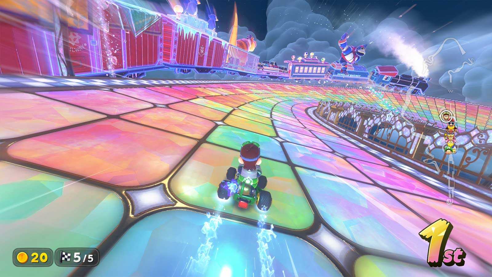 screen z gry mario kart world