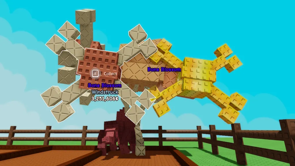 Grow A Garden Bone Blossom Roblox Prehistoric Update