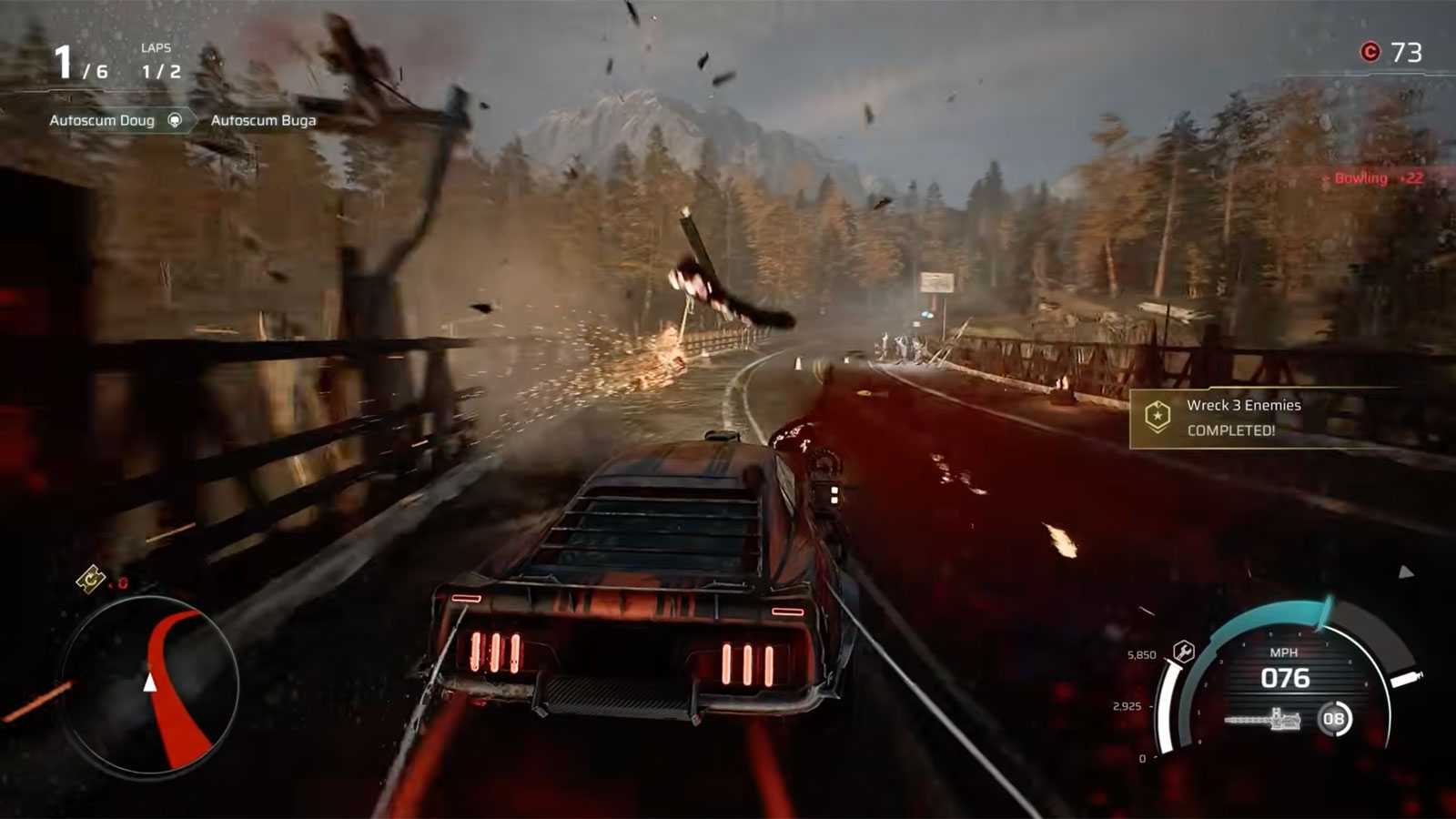 screenshot z gry carmageddon: rogue shift