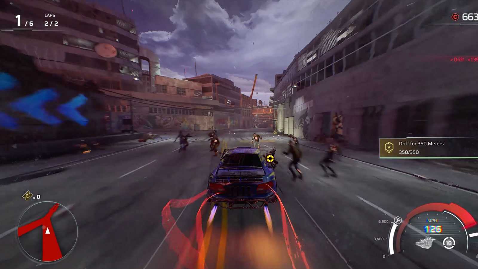 screenshot z gry carmageddon: rogue shift