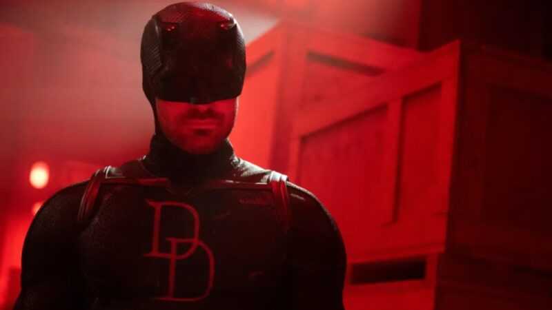 Grafika przedstawiająca postać Daredevila z serialu Daredevil: Odrodzenei
