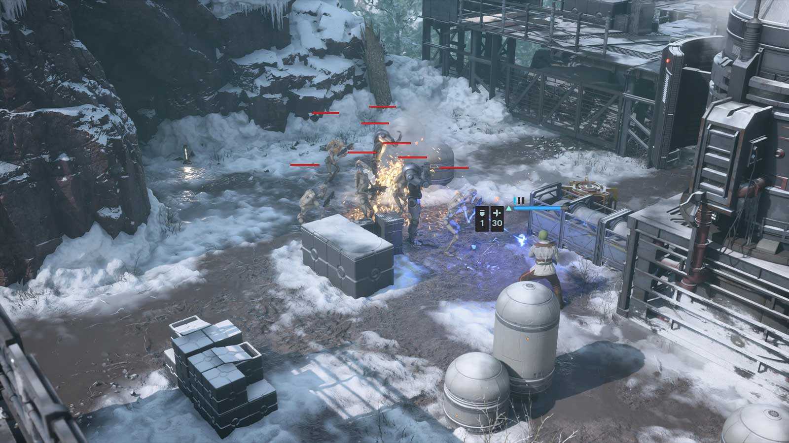 screenshot z gry Star Wars zero company