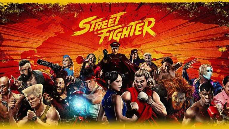 Grafika przedstawiająca plakat filmu Street Fighter