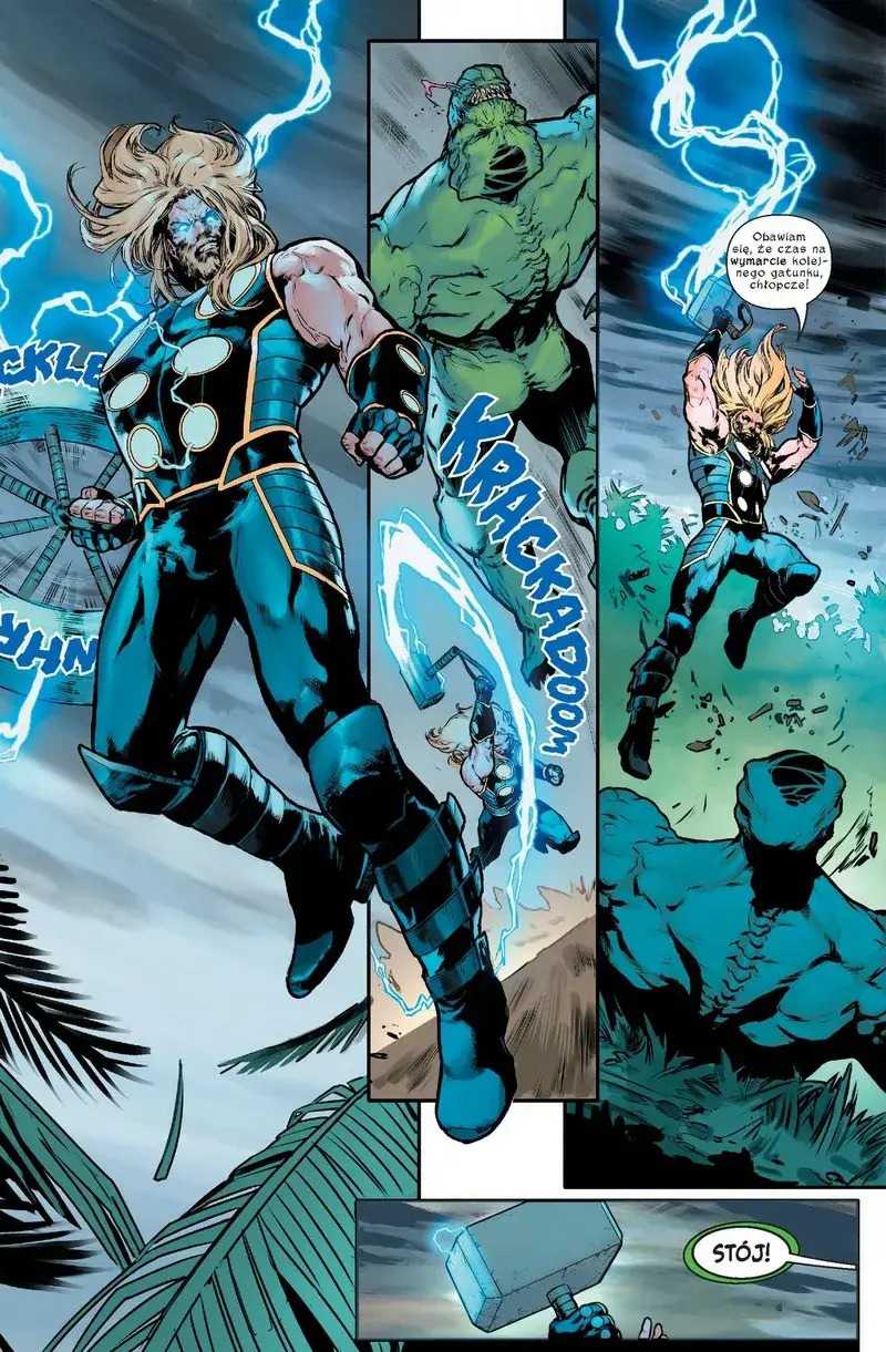Grafika przedstawiająca stronę z komiksu Ultimates