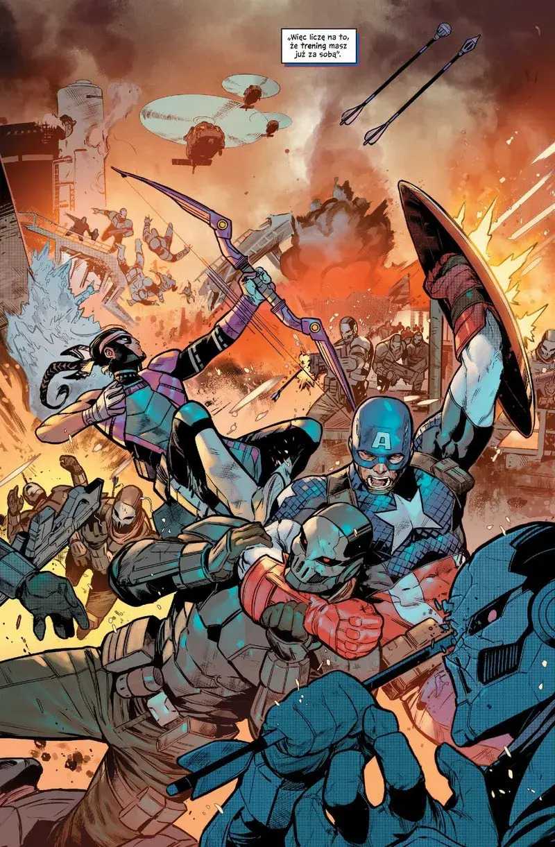 Grafika przedstawiająca stronę z komiksu Ultimates